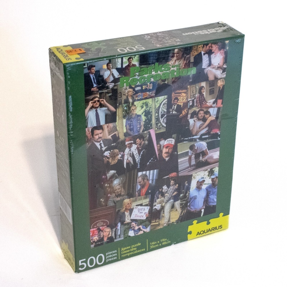 Parks and Recreation Photo Collage 500 Piece Jigsaw Puzzle NEW Factory Sealed